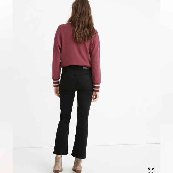 Madewell Cali Demi-Boot Jeans Size 25 Dark Gray Denim - Picture 8 of 14